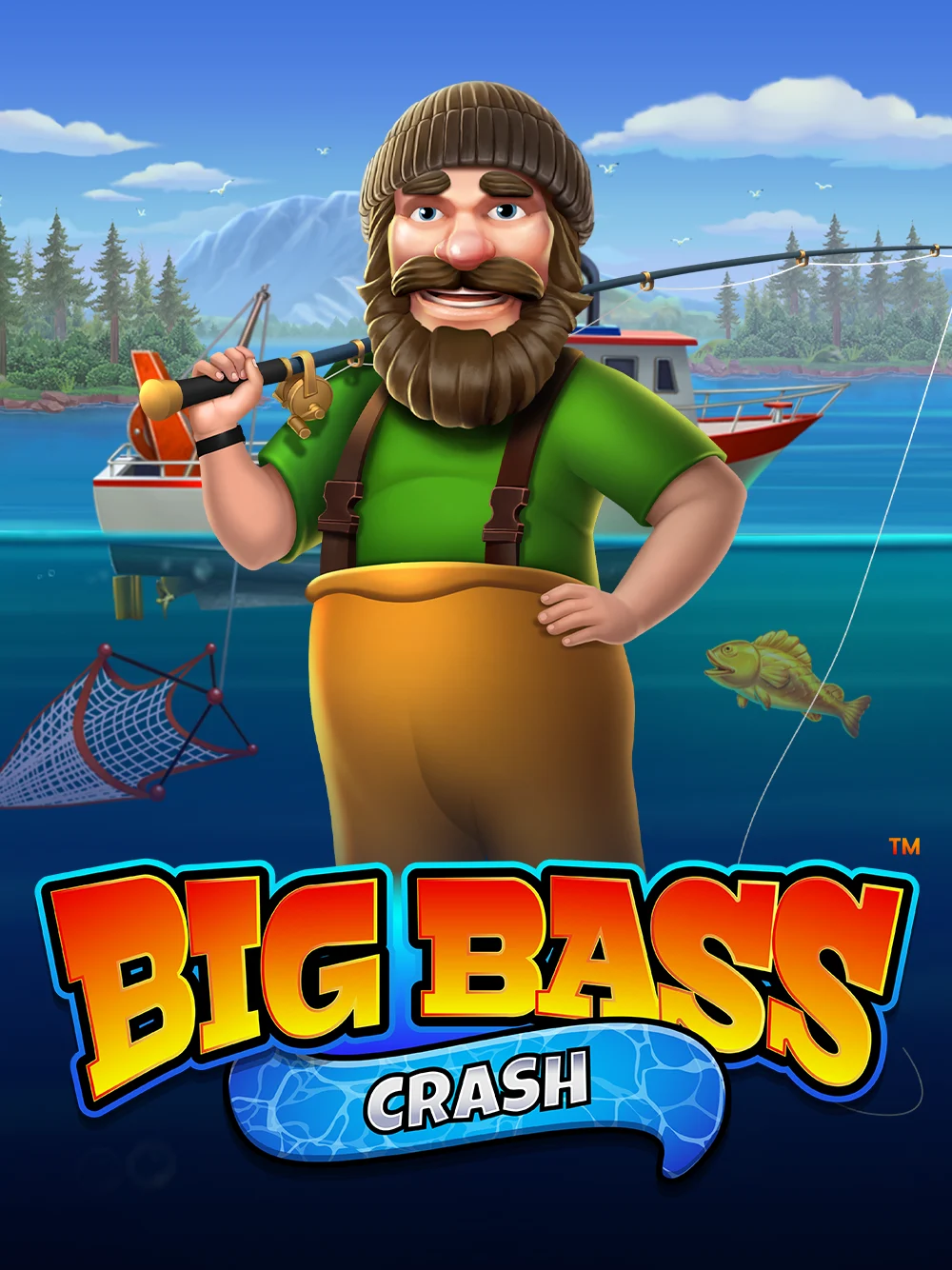 Juego crash inspirado en pesca con premio dinámico y visual potente